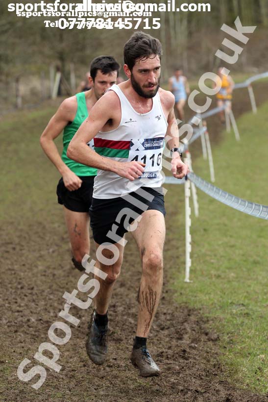 Senior men, 2020 British Athletics Inter Counties Cross Country Champs., Prestwold Hall, Loughborough. Photo: David T. Hewitson/Sports for All Pics